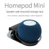 XYYORITRIX Wall Mount Holde for HomePod mini Smart SpeakeAcrylic Holder Cord Storage Cable Ties Screws and Adhesive Tape Included Double-Sided Tape Installation no Drilling Required (Transparent) view 2