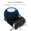 XYYORITRIX Wall Mount Holde for HomePod mini Smart SpeakeAcrylic Holder Cord Storage Cable Ties Screws and Adhesive Tape Included Double-Sided Tape Installation no Drilling Required (Transparent) view 4