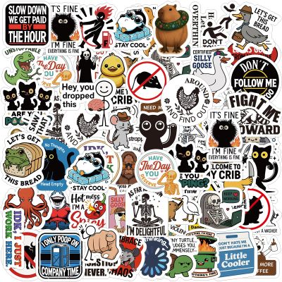 Watersay 300pcs Funny Stickers for Adults 15 Sheets Humor Sticker Bulk Pack Waterproof Cool Decals Accesory for Laptop, Water Bottle, Phone, Water Bottle, Scrapbook, Hard Hat