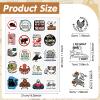 Watersay 300pcs Funny Stickers for Adults 15 Sheets Humor Sticker Bulk Pack Waterproof Cool Decals Accesory for Laptop, Water Bottle, Phone, Water Bottle, Scrapbook, Hard Hat view 3