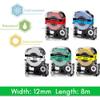 3PK Black On White SS12KW Label Tape 12mm 4WBN Compatible with Label Maker LW-300 LW-400 LW-500 LW-600P LW-700 and Similar Models view 2