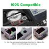 3PK Black On White SS12KW Label Tape 12mm 4WBN Compatible with Label Maker LW-300 LW-400 LW-500 LW-600P LW-700 and Similar Models view 3