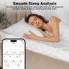 SARUNN ER Smart Ring with Sleep Monitoring, Step Counting, Heart Rate, Blood Oxygen for iPhone and Android, No Subscription Fee, IP68 Waterproof Health Tracker (Black, 10) view 2