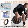SARUNN ER Smart Ring with Sleep Monitoring, Step Counting, Heart Rate, Blood Oxygen for iPhone and Android, No Subscription Fee, IP68 Waterproof Health Tracker (Black, 10) view 3