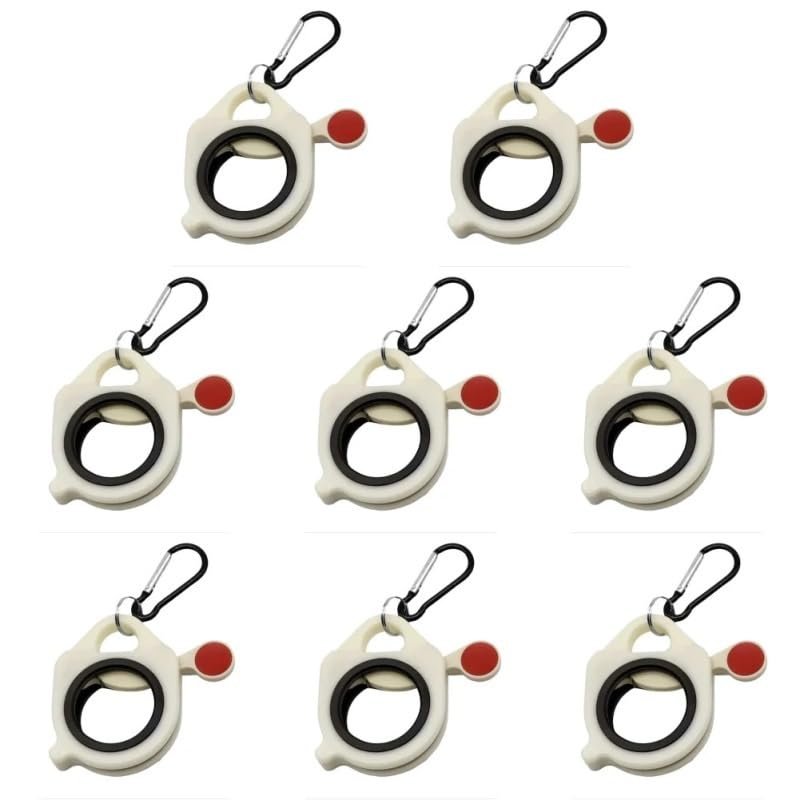 1-10PCS Cable Tie Organizer Portable Cable Holder Storage Tool.(8PCS)