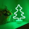 YUANYUYING Neon Table lamp,3D Night Light with USB Powered/LED Decor Light, Wall Decor for Room Decorate (Christmas Tree) view 2