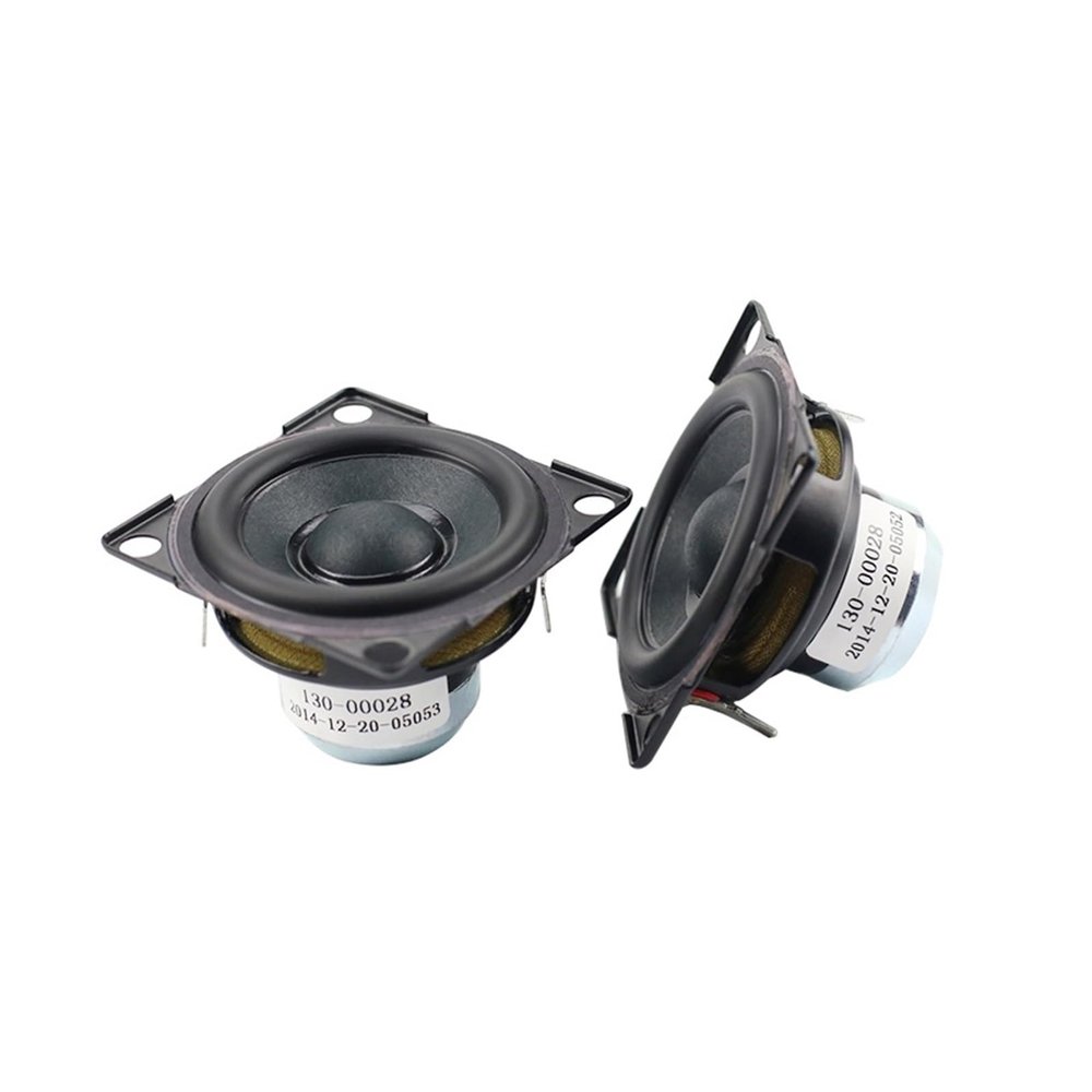 ZVHZQEMMT 56 * 56mm 2 inch Full Range Speaker Neodymium 15W Super Poison Horn 2pcs Lucky
