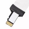 9.8 inch 25cm SD Card Flexible Extension Cable SD to Micro Cable Memory Card Adapter Convertor Extension Extender Cable Compatible for Raspberry Pi GPS DVD LED Wild Camera SDHC SDXC view 4