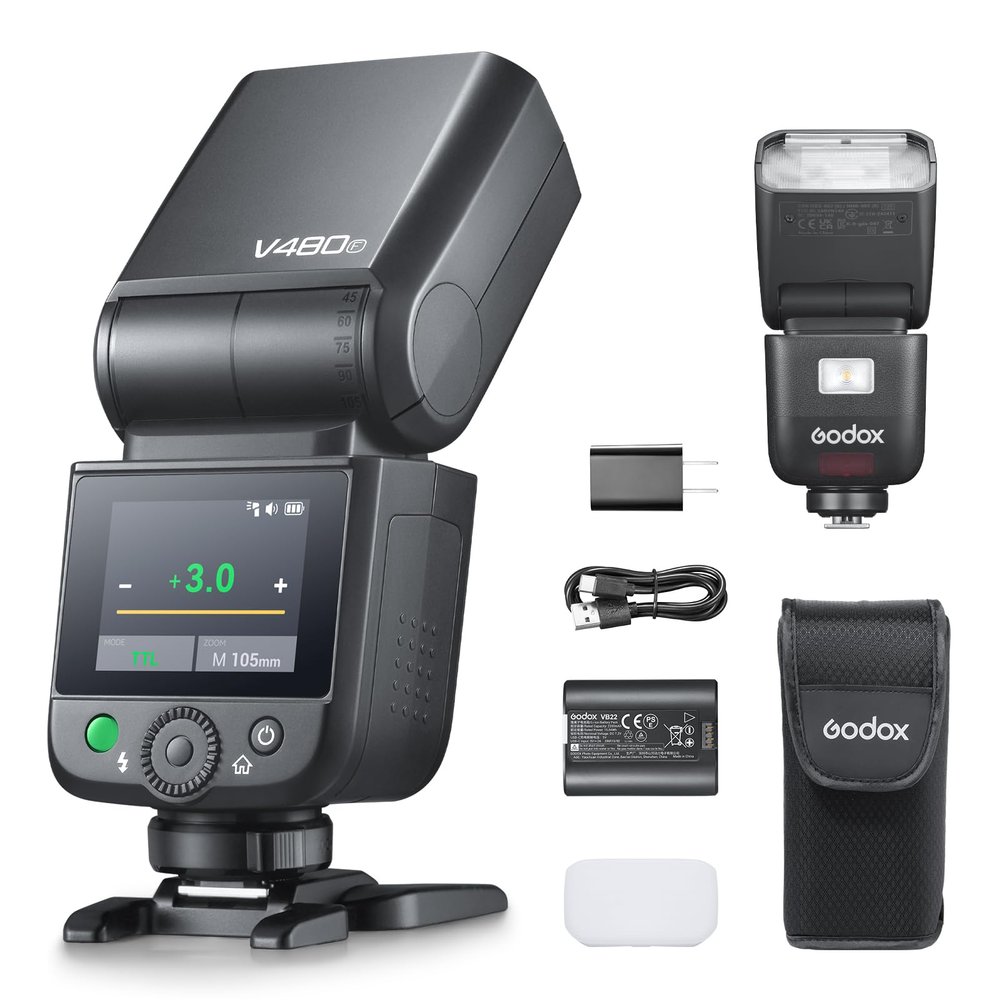 Godox V480 TTL Camera Flash Speedlite (V480F for Fuji)