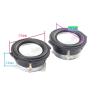 ZVHZQEMMT for 30N18AL04 1.25inch 31mm Full Range Micro Speaker 4ohm 3W Aluminum Cone 2PCS Lucky view 2