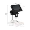 1000X Digital Microscope 4.3inch LCD Microscope 720P Digital Magnifier with Holder for Circuit Board Repair Soldering for DIY Use view 4