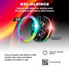 DS18 NXL-DLRING6 6.5 Marine LED Acrylic Spacer Ring  Waterproof Digital Light Ring for NXL & CF Series Speakers  Fits Most 6.5" Marine Speakers  Bluetooth App Control Compatible view 2