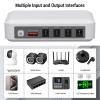 fosa Mini UPS 6000mAh Uninterruptible Power Supply Backup Power for Router Modem with Multiple Output Ports 12V 9V 5V USB Smart LED Indicators (US Plug) view 2