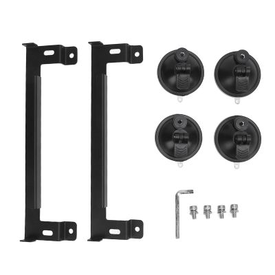 Car Window Suction Cup Mount for Mini Dish Antenna Strong Adsorption Car Sunroof Mounting Kit Sturdy ABS Metal Construction Versatile Installation for Cars RVs Boats Planes