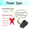12.6V Charger for Aiper Surfer S1 M1 S2 SKS2 EcoSurfer W2 Cordless Robotic Pool Vacuum Cleaner Power Adapter Cord view 2