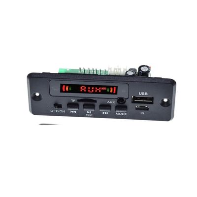 Diytzt Bluetuth 5.0 Mp3 Player Decoder Board 5V-32V 6W Amplifier Car Fm Radlo Module Support Fm Tf USaB Aux Recorders