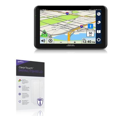 BoxWave Screen Protector Compatible With Magellan Roadmate 7771T-LMB - ClearTouch ImpactShield (2-Pack), Impenetrable Screen Protector Flexible Film