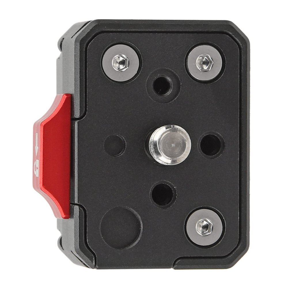Focket V Lock Arrow Storage Case Plate, Aluminum Alloy Anti Shake Design with 38Mm Dovetail Slot for DSLR Tripod Stabilizer Gimbal