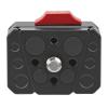 Focket V Lock Arrow Storage Case Plate, Aluminum Alloy Anti Shake Design with 38Mm Dovetail Slot for DSLR Tripod Stabilizer Gimbal view 4