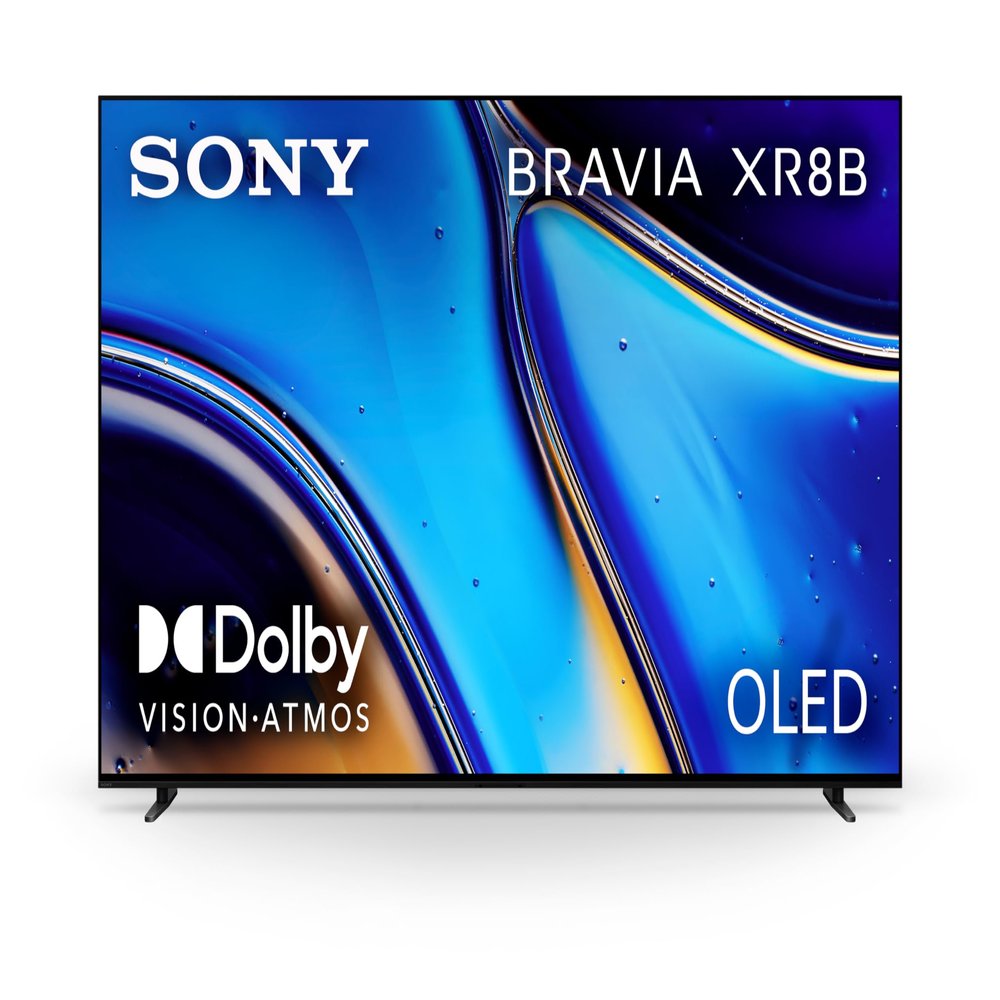 Sony 55 Inch OLED 4K Ultra HD TV BRAVIA XR8B Smart Google TV with Dolby Vision HDR and Exclusive Features for PlayStation 5 (K-55XR8B), 2025 Model