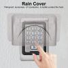 Plastic Rain Cover Access Controller Doorbell Fingerprint Device in Gray 1Pack view 2