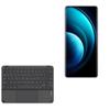 BoxWave Keyboard Compatible with vivo X100s Pro - SlimKeys Bluetooth Keyboard with Trackpad, Portable Slim TouchPad - Jet Black view 1