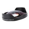 shenruifa 0.3X Fisheye Lens 72mm Thread Mount Long Depth of Field Wide Angle Fisheye Lens with Hood for Camcorder view 3