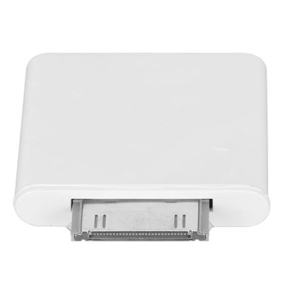 EIMSOAH 30 Pin Adapter, Plug and Play Drive Wireless Sound Dongle Adapter Transmitter (White)