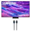 Samsung QN55QN80FAFXZA 55 Inch Neo QLED QN80F Series Supreme UHD 4K TV with an Austere 5S-4KHD2-2.5M V-Series 2.5m Premium 4K HDR HDMI Braided Cable (2025) view 1