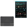 BoxWave Keyboard Compatible with Cimetech Writing Tablet (12 in) - SlimKeys Bluetooth Keyboard with Trackpad, Portable Slim TouchPad - Jet Black view 1