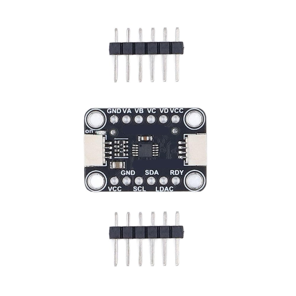 JAOCDOEN 4 Way Digital to Analog Converter Module 12 Bit Board MCP4728 with EEPROM for Stemma QT Qwiic