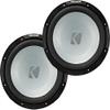 KICKER Marine Subwoofer Package of 2 Items - 10" KM Freeair Series Subwoofer (Pair) for Boat 4-ohm - 2X 45KMF104 Weather Resistant Subwoofer view 1