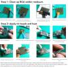 BGA Reballing Stencil Net 304 Stainless Steel Kit High Precision Durable Universal Rework Templates for Laptop Desktop Motherboard Repair 47PCS Set view 3
