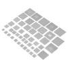 BGA Reballing Stencil Net 304 Stainless Steel Kit High Precision Durable Universal Rework Templates for Laptop Desktop Motherboard Repair 47PCS Set view 4