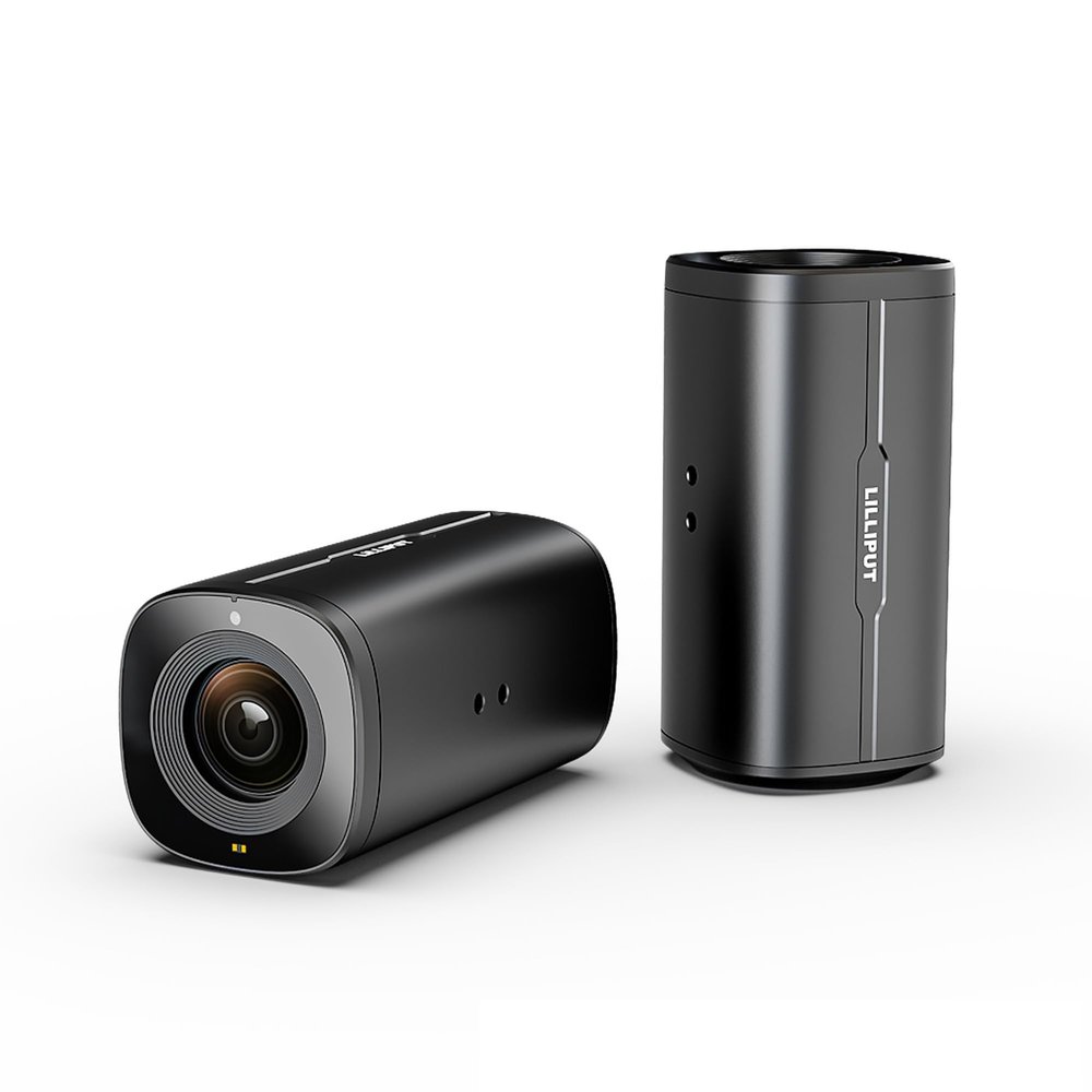 LILLIPUT C10-4K 4K 10X Optical Zoom Live Stream Camera, TOF Autofocus, HDMI & USB-C Output, 8MP CMOS, MJPG/YUY2, Remote Control, Portrait/Landscape Mount, Metal Body