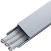Cable Raceway Grey Floor, 20mm Narrow Cord/Wire Management Channel for Home Office Wall Self Adhesive, Concealer Cords Hider Cover Molding view 1