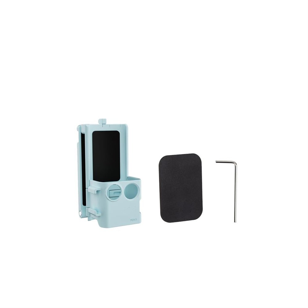 Magnetic Mount Base Suitable for DJI Osmo Pocket3 Cold Shoe 1/4 Expansion Adapter Outdoor Photography Bracket Sport Camera Accessories (Blue)