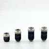 Lab Microscope Slides 195 Black Achromatic Objective 4X 10X 40X 100X(Oil) Microscope 195-objective Lens RMS 20.2mm Objective Parts Microscope Parts(4X) view 4