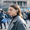Wireless Earbuds, Bluetooth 5.4 Headphones Bass Stereo, Ear Buds with Noise Cancelling Mic, LED Display in Ear Earphones Clear Calls, IP7 Waterproof Bluetooth Earbuds for Laptop/Phones/Sports, Green view 3