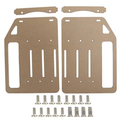 3.5in DIY Hard Drive Bracket, Transparent Acrylic Stand, Material, Supports 3 Hard Drives and 1 Fan, Easy to Install with Complete Tools