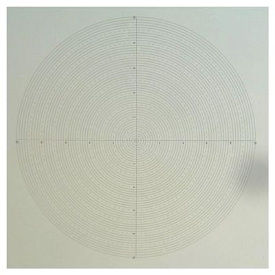 Microscope Accessories Kit Diameter 24mm Stereo Microscope Micrometer Graticule Ruler Ocular Reticle for CX23 Microscope Slides(NO.921)