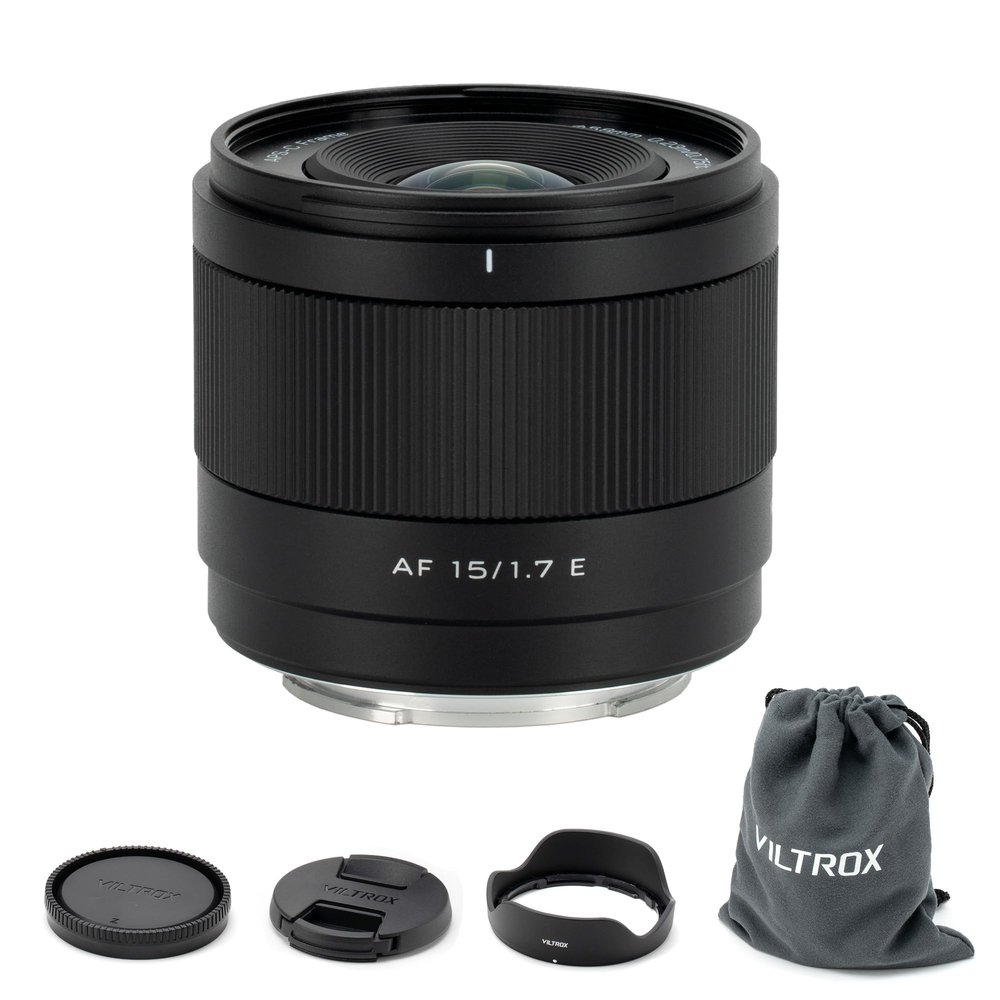 VILTROX AF 15mm F1.7 E for Sony Camera, 15mm f/1.7 E Mount Lens for Sony E, APS-C Prime Lens for Sony Cameras a6400 a6500 a6600 ZV-E10 FX30 A6700 ZC-E10II a7 a7R a7 a7R