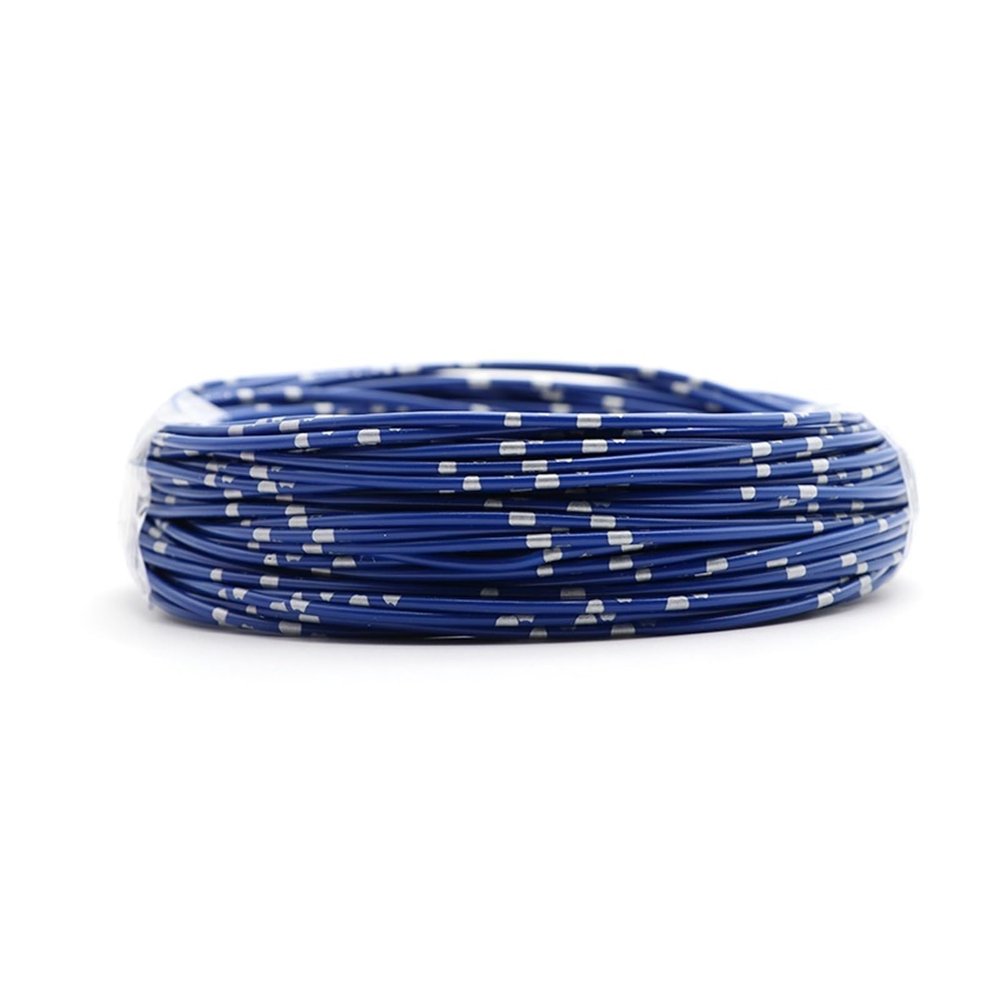 5-50M AVSS Car Modified Wire 22 20 18 16 14 13AWG Speaker Audio Cable OFC Oxygen-Free Pure Copper Twisted Pair Power Cord Line(Blue,10 Meters_22AWG SQ0.3MM)
