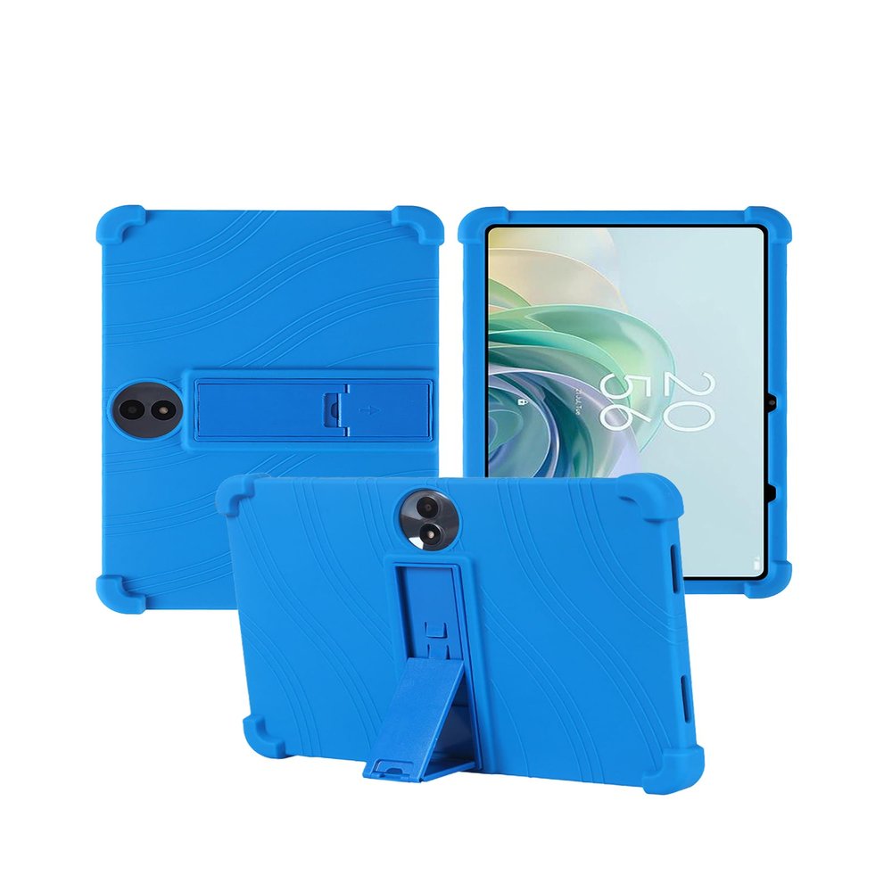 for TCL NXTPAPER 11 Gen 2 11 Inch Tablet Case,BOVUGAC Soft Silicone Adjustable Stand Shockproof Kids Friendly for TCL NXTPAPER 11 Gen2 11" Tablet(Blue)