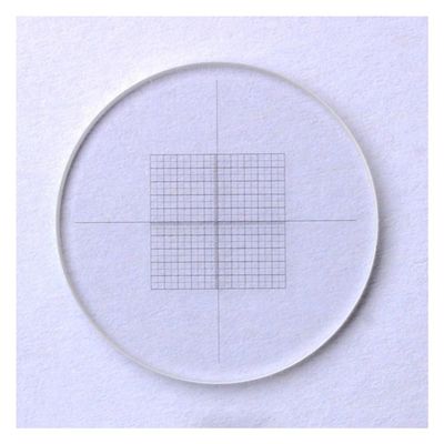 Microscope Accessories Kit Diameter 24mm Stereo Microscope Micrometer Graticule Ruler Ocular Reticle for CX23 Microscope Slides(NO.925)
