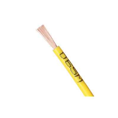 9Colors Soft Copper Wire Flexible Cable 210V 240V 380V PVC Power Strand Electrical Wires Wiring Diagram 22 20 18 16 14 12 10 AWG(RV-Yellow,2M_22 AWG)