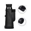Compact 8x42 HD Monocular Telescope Multi-Coated For FMC Optics Wide Field of View Waterproof Telescope with Phone Mount for Wildlife Watching Camping Travel view 2