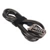 Focket Computer Lock 4 Digit Cipher Cable, PVC Material Laptop Security Cable with Length for, Office Workers view 3