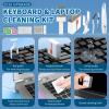 2026 Upgrade Phone Cleaning Kit 47PCS, iPhone Cleaning Kit, Airbud AirPods Cleaning Kit, Keyboard, Charging Port Cleaner for Apple Lightning/Android USB-C - Includes Putty, Cloth & Wipes (White) view 4