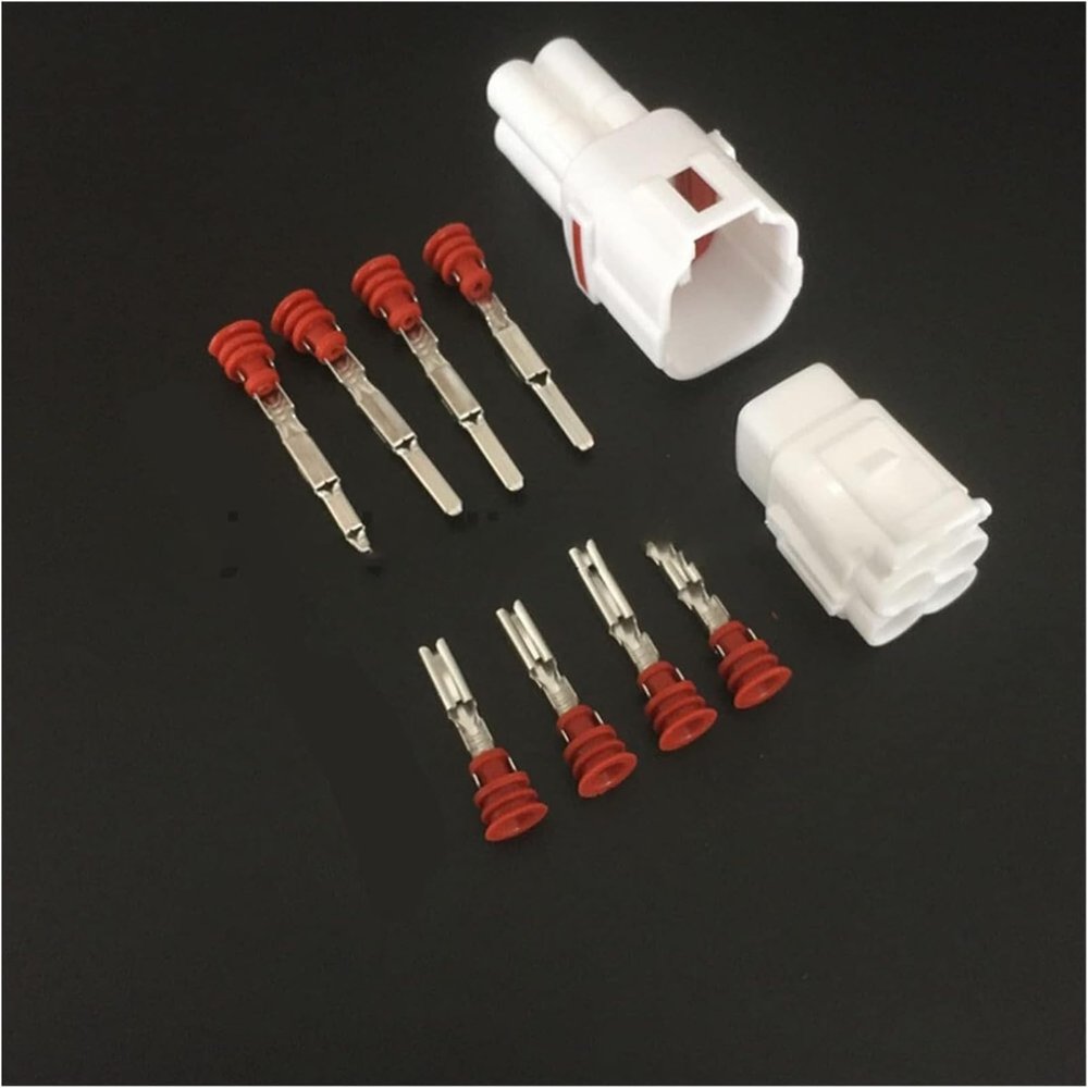 Multi-Purpose 5 Sets 4 Pin MT090 Sealed Motorcycle Connector Female Male Housing Automotive Wire Connector 6180-4771 6188-0004